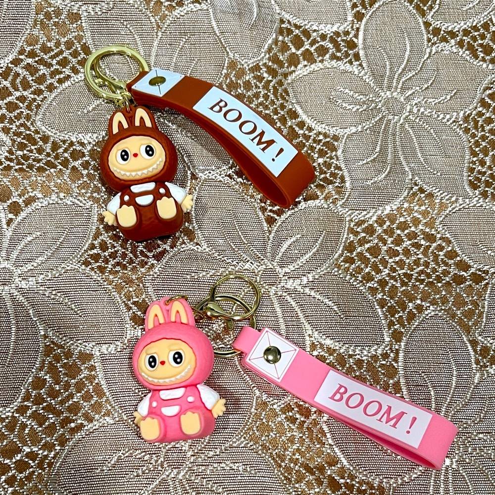 Mini silicone Labubu
